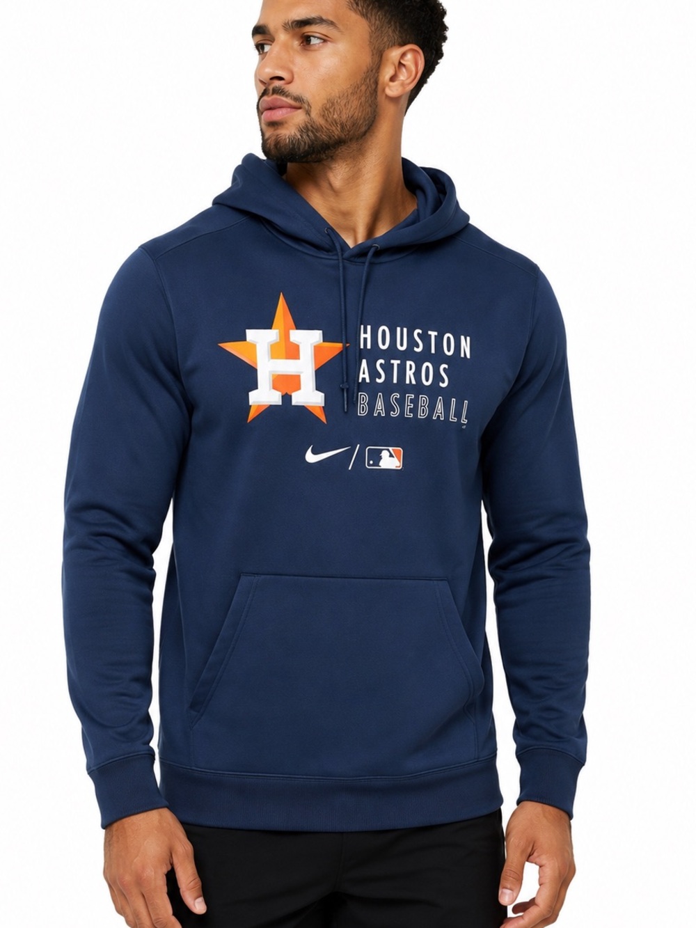 Houston Astros Authentic Collection Nike Therma MLB Pullover Men’s hoodie blue S